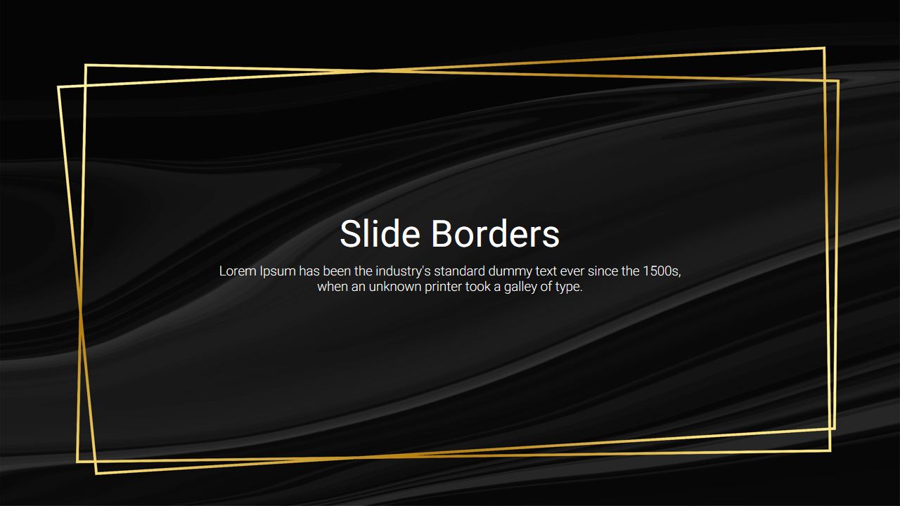 Google Slide Borders